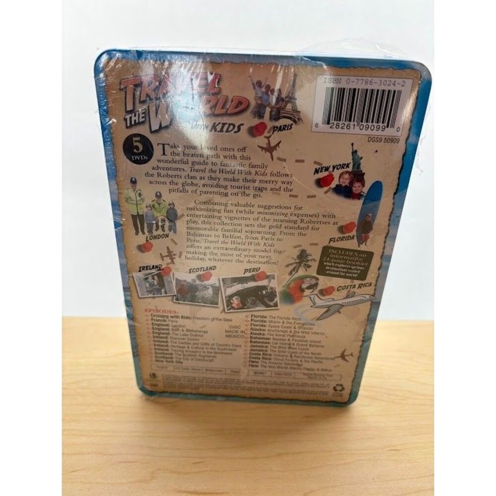 New! Travel the World with Kids 5 DVD box set + 24 Page Booklet - Picture 2 of 2
